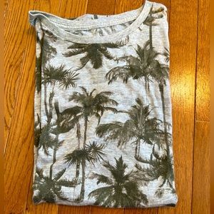 Mens American Eagle Outfitters Casual Palm Tree T-Shirt, XXL